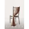 imageLings Moment Wedding Chiffon Chair Sashes Cover Aisle Decorations Draping Fabric WrinkleFree with Tie 16 Pcs Burgundy for Party Ceremony Reception Floral Arrangement Banquet Outdoor DecorCappuccino  Brown