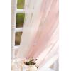 imageLings Moment Wedding Chiffon Chair Sashes Cover Aisle Decorations Draping Fabric WrinkleFree with Tie 16 Pcs Burgundy for Party Ceremony Reception Floral Arrangement Banquet Outdoor DecorPkblush  White