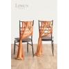 imageLings Moment Wedding Chiffon Chair Sashes Cover Aisle Decorations Draping Fabric WrinkleFree with Tie 16 Pcs Burgundy for Party Ceremony Reception Floral Arrangement Banquet Outdoor DecorOrburnt Orange  Orange Clay