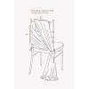 imageLings Moment Wedding Chiffon Chair Sashes Cover Aisle Decorations Draping Fabric WrinkleFree with Tie 16 Pcs Burgundy for Party Ceremony Reception Floral Arrangement Banquet Outdoor DecorWhtwhite  Beige
