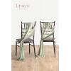 imageLings Moment Wedding Chiffon Chair Sashes Cover Aisle Decorations Draping Fabric WrinkleFree with Tie 16 Pcs Burgundy for Party Ceremony Reception Floral Arrangement Banquet Outdoor DecorGrnsage Green  Milky Green