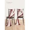 imageLings Moment Wedding Chiffon Chair Sashes Cover Aisle Decorations Draping Fabric WrinkleFree with Tie 16 Pcs Burgundy for Party Ceremony Reception Floral Arrangement Banquet Outdoor DecorRedburgundy  Dusty Rose