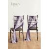 imageLings Moment Wedding Chiffon Chair Sashes Cover Aisle Decorations Draping Fabric WrinkleFree with Tie 16 Pcs Burgundy for Party Ceremony Reception Floral Arrangement Banquet Outdoor DecorPurpurple  Lilac
