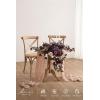imageLings moment 2PCS Black Orange Artificial Flower Swags Wedding Arch Flowers Floral Garland Halloween Table Centerpieces Rose Arrangements for Sweetheart Easel Wall Entryway Board Backdrop DecorPrpldeep Plum