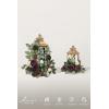imageLings moment 2Pack 2ft Artificial Flowers Garland Halloween Black ampamp Orange Lantern Flower Centerpieces Wedding Aisle Decor Chair Flowers Arch Floral for Signs DIY Table Wall Window Cake DecorationRedbordeaux Red