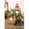 imageLings moment 2Pack 2ft Artificial Flowers Garland Halloween Black ampamp Orange Lantern Flower Centerpieces Wedding Aisle Decor Chair Flowers Arch Floral for Signs DIY Table Wall Window Cake DecorationOrsunset Terracotta