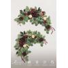 imageLings moment 2Pack 2ft Artificial Flowers Garland Halloween Black ampamp Orange Lantern Flower Centerpieces Wedding Aisle Decor Chair Flowers Arch Floral for Signs DIY Table Wall Window Cake DecorationRedbordeaux Red