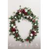 imageLings moment Eucalyptus Garland with Flowers 6FTTable Runner with Flowers Marsala Mantle Decor Handcrafted Wedding Centerpieces for Rehearsal Dinner Bridal Shower  Red ampamp WhiteRedchristmas