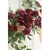 imageLings moment Eucalyptus Garland with Flowers 6FTTable Runner with Flowers Marsala Mantle Decor Handcrafted Wedding Centerpieces for Rehearsal Dinner Bridal Shower  Red ampamp WhiteRedmarsala  Blush