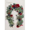 imageLings moment Eucalyptus Garland with Flowers 6FTTable Runner with Flowers Marsala Mantle Decor Handcrafted Wedding Centerpieces for Rehearsal Dinner Bridal Shower  Red ampamp WhiteBlunavy Blue  Burgundy
