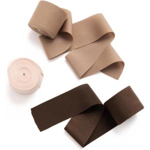 imageLings Moment Red Silk Satin Ribbon 16 Inch x 20Yd Red Xmas Craft Fabric Chiffon Ribbons for Gifts Wrapping Wedding Invitations Bridal Bouquets DecorationsBrnWalnut Brown