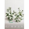 imageLings moment 175quot Tall Standing Artificial Flowers Arrangements 2 pcs Wedding Aisle Runner Chair Decorations Mauve ampamp Dusty Rose Centerpieces for Ceremony Reception Rose Floral Party OutdoorWhite  Sage
