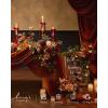 imageLings moment 2pcs Wedding Flowers Garland Artificial Floral Swag Arch Decorations Greenery Arrangements Lilac ampamp Gold Ceremony Reception Garden Easel Wall Home Entryway Outdoor NOT Include SignSunset Terracotta