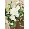 imageLings moment 2pcs Wedding Flowers Garland Artificial Floral Swag Arch Decorations Greenery Arrangements Lilac ampamp Gold Ceremony Reception Garden Easel Wall Home Entryway Outdoor NOT Include SignLily of the Valley White