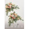 imageLings moment 2pcs Wedding Flowers Garland Artificial Floral Swag Arch Decorations Greenery Arrangements Lilac ampamp Gold Ceremony Reception Garden Easel Wall Home Entryway Outdoor NOT Include SignBlush Garden