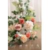 imageLings moment 2pcs Wedding Flowers Garland Artificial Floral Swag Arch Decorations Greenery Arrangements Lilac ampamp Gold Ceremony Reception Garden Easel Wall Home Entryway Outdoor NOT Include SignBlush Garden