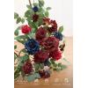 imageLings moment 2pcs Wedding Flowers Garland Artificial Floral Swag Arch Decorations Greenery Arrangements Lilac ampamp Gold Ceremony Reception Garden Easel Wall Home Entryway Outdoor NOT Include SignBurgundy  Navy Blue