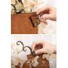 imageLings moment 2pcs Wedding Flowers Garland Artificial Floral Swag Arch Decorations Greenery Arrangements Lilac ampamp Gold Ceremony Reception Garden Easel Wall Home Entryway Outdoor NOT Include SignWhite  Beige  Blush