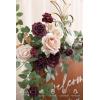 imageLings moment 2pcs Wedding Flowers Garland Artificial Floral Swag Arch Decorations Greenery Arrangements Lilac ampamp Gold Ceremony Reception Garden Easel Wall Home Entryway Outdoor NOT Include SignMarsala  Blush