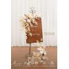 imageLings moment 2pcs Wedding Flowers Garland Artificial Floral Swag Arch Decorations Greenery Arrangements Lilac ampamp Gold Ceremony Reception Garden Easel Wall Home Entryway Outdoor NOT Include SignWhite  Beige  Blush