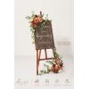 imageLings moment 2pcs Wedding Flowers Garland Artificial Floral Swag Arch Decorations Greenery Arrangements Lilac ampamp Gold Ceremony Reception Garden Easel Wall Home Entryway Outdoor NOT Include SignSunset Terracotta