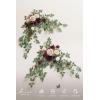 imageLings moment 2pcs Wedding Flowers Garland Artificial Floral Swag Arch Decorations Greenery Arrangements Lilac ampamp Gold Ceremony Reception Garden Easel Wall Home Entryway Outdoor NOT Include SignMarsala  Blush