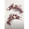 imageLings moment 6Pack 2ft Artificial Flowers Garland Dusty Rose ampamp Mauve Lantern Flower Centerpieces Mauve Wedding Aisle Decor Chair Flowers Arch Floral for Signs DIY Table Wall Window Cake DecorationPkmauve