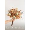 imageLings moment Artificial Greenery Stems Box Set 48pcs with 7 Kinds of Faux Greenery Picks for DIY Bridal Bouquets Wedding Floral Arrangement Table Centerpieces Tawny Beige ampamp Sand BeigeBrnwalnut Brown  Sand Biege