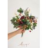 imageLings moment Artificial Greenery Stems Box Set 48pcs with 7 Kinds of Faux Greenery Picks for DIY Bridal Bouquets Wedding Floral Arrangement Table Centerpieces Tawny Beige ampamp Sand BeigeRedbordeaux Red