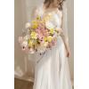 imageLings moment Artificial Greenery Stems Box Set 48pcs with 7 Kinds of Faux Greenery Picks for DIY Bridal Bouquets Wedding Floral Arrangement Table Centerpieces Tawny Beige ampamp Sand BeigePknude  Yellow