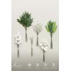 imageLings moment Artificial Greenery Stems Box Set 48pcs with 7 Kinds of Faux Greenery Picks for DIY Bridal Bouquets Wedding Floral Arrangement Table Centerpieces Tawny Beige ampamp Sand BeigeGrngreen  White