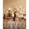 imageLings moment Artificial Greenery Stems Box Set 48pcs with 7 Kinds of Faux Greenery Picks for DIY Bridal Bouquets Wedding Floral Arrangement Table Centerpieces Tawny Beige ampamp Sand BeigeBrnbrown  Beige