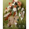 imageLings moment Artificial Greenery Stems Box Set 48pcs with 7 Kinds of Faux Greenery Picks for DIY Bridal Bouquets Wedding Floral Arrangement Table Centerpieces Tawny Beige ampamp Sand BeigeOramber  Green