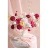 imageLings moment Artificial Greenery Stems Box Set 48pcs with 7 Kinds of Faux Greenery Picks for DIY Bridal Bouquets Wedding Floral Arrangement Table Centerpieces Tawny Beige ampamp Sand BeigePkpassionate Pink  Blush