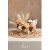 imageLings moment Fake Flowers Box Faux Artificial Greenery Stems Foam Roses Silk Fabic Flower for Centerpieces Bouquet Wedding Table Floral Arrangements Bridal Shower Party Tawny Beige Deluxe ComboBegboho  Sepia