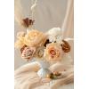 imageLings moment Fake Flowers Box Faux Artificial Greenery Stems Foam Roses Silk Fabic Flower for Centerpieces Bouquet Wedding Table Floral Arrangements Bridal Shower Party Tawny Beige Deluxe ComboBegboho  Sepia