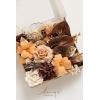 imageLings moment Fake Flowers Box Faux Artificial Greenery Stems Foam Roses Silk Fabic Flower for Centerpieces Bouquet Wedding Table Floral Arrangements Bridal Shower Party Tawny Beige Deluxe ComboBrnbrown  Apricot