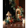 imageLings moment Fake Flowers Box Faux Artificial Greenery Stems Foam Roses Silk Fabic Flower for Centerpieces Bouquet Wedding Table Floral Arrangements Bridal Shower Party Tawny Beige Deluxe ComboOrteal  Burnt Orange