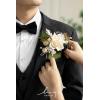 imageLings moment Pocket Boutonniere Single Boutonniere for Men Groom for Wedding Prom Homecoming Anniversary Graduation etcSand Beige Gold SparrowChrswhite Pampas  Chrismas