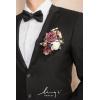imageLings moment Pocket Boutonniere Single Boutonniere for Men Groom for Wedding Prom Homecoming Anniversary Graduation etcSand Beige Gold SparrowPkwhite Ranunculus  Mauve