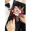 imageLings moment Pocket Boutonniere Single Boutonniere for Men Groom for Wedding Prom Homecoming Anniversary Graduation etcSand Beige Gold SparrowRedburgundy  Dusty Rose