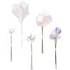 imageLings moment Artificial Greenery Stems Box Set 48pcs with 7 Kinds of Faux Greenery Picks for DIY Bridal Bouquets Wedding Floral Arrangement Table Centerpieces Tawny Beige ampamp Sand BeigeBlutransparent Accessories