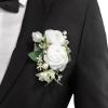 Wht-white Ranunculus & Ivory