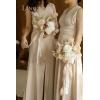 imageLings moment Gold Sparrow Bridesmaid Bouquet Wedding Bouquets for Bridesmaids 7 Inch Bridal Bouquets for Bridesmaids Wedding Ceremony Anniversary etcWhtwhite  Beige