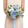 Blu-posy-dusty Blue & Navy
