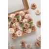 imageLings moment Artificial Flowers 50Pcs White Roses Decor wStems3quot Real Touch DIY Foam Floral for Wedding BouquetCenterpieces Outdoors Party Backdrop RoomTable and GardenPot Decorations2025