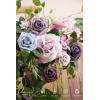 imageLings moment 2PCS Artificial Flower Garland Light Purple Floral Swags Wedding Arch Flowers Lilac Table Centerpieces Decoration Rose Garlands Greenery Arrangements for SweetheartHead Table DecorPrpllilac  Gold