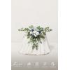 imageLings moment 2PCS Artificial Flower Garland Light Purple Floral Swags Wedding Arch Flowers Lilac Table Centerpieces Decoration Rose Garlands Greenery Arrangements for SweetheartHead Table DecorBludusty Blue  Navy