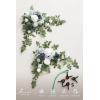 imageLings moment 2PCS Artificial Flower Garland Light Purple Floral Swags Wedding Arch Flowers Lilac Table Centerpieces Decoration Rose Garlands Greenery Arrangements for SweetheartHead Table DecorBludusty Blue  Navy