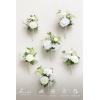 imageLings moment 6 Pack Lilac ampamp Light Purple Wedding Centerpieces Mini Bouquets Table Decor Flower Rose PreMade Floral Three Large Bouquets and Three Small OnesWhtlily of the Valley White